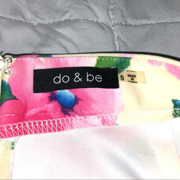 do & be floral maxi skirt and crop top set S - Picture 5 of 10
